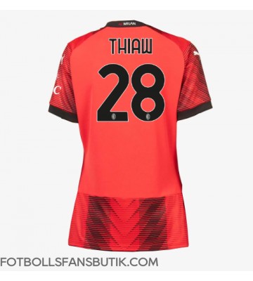 AC Milan Malick Thiaw #28 Replika Hemmatröja Damer 2023-24 Kortärmad